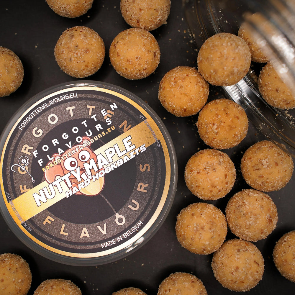 Nutty Maple hard hookbaits 20 & 28mm - Forgotten Flavours & On Point