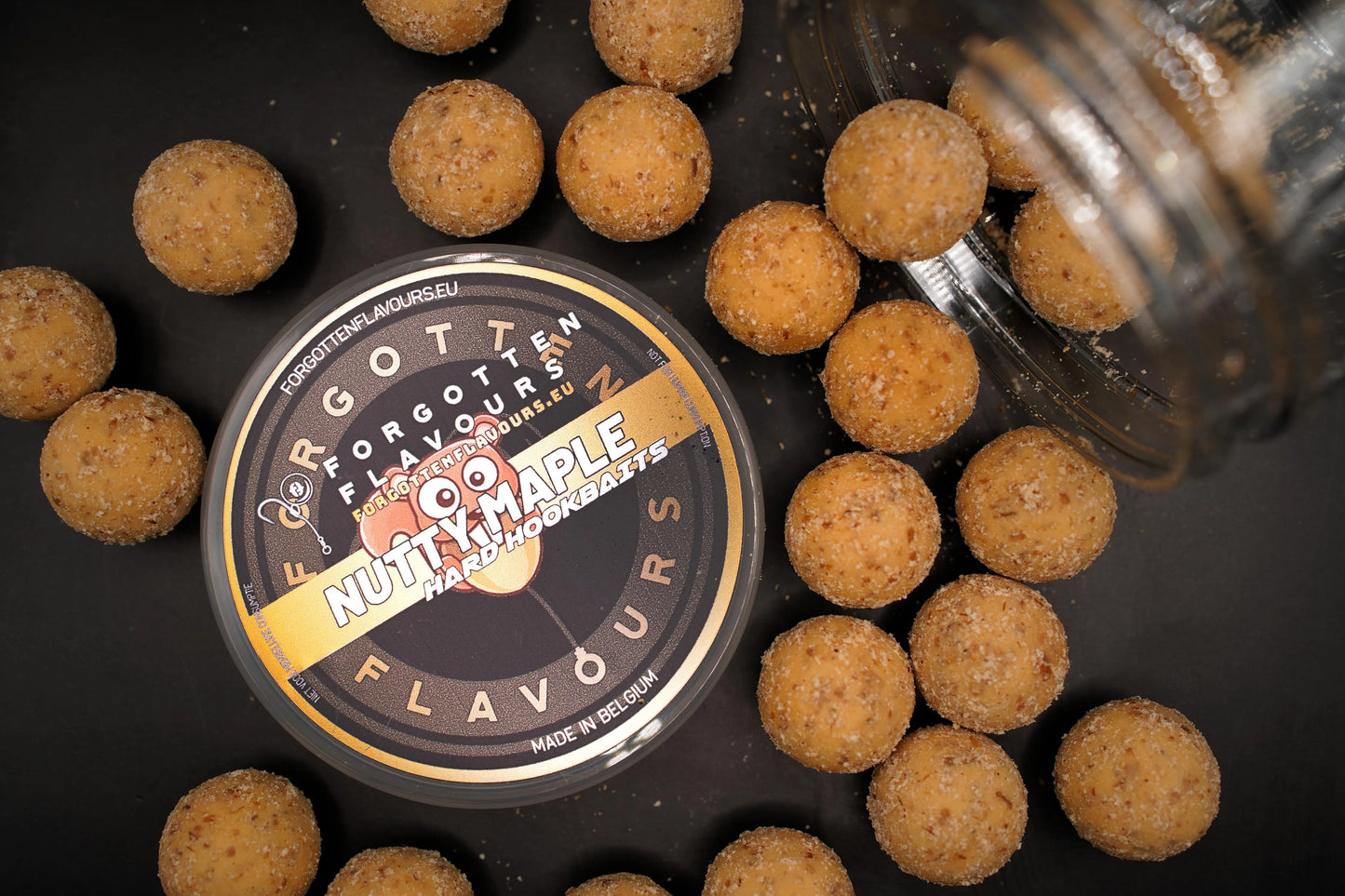 Nutty Maple hard hookbaits 20 & 28mm - Forgotten Flavours & On Point