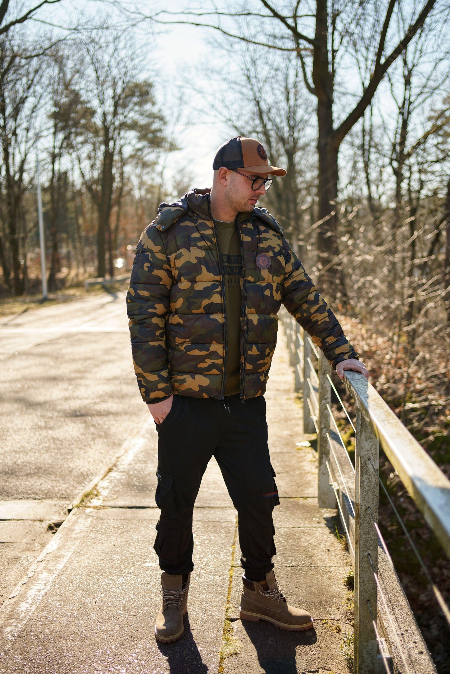 Winter jacket woodland camo - Forgotten Flavours & On Point