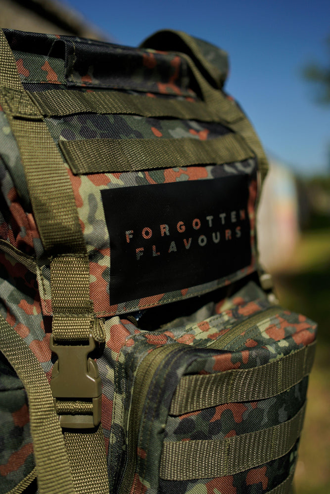 
                  
                    Forgotten Flavours Flecktarn Trooper backpack - Forgotten Flavours & On Point
                  
                