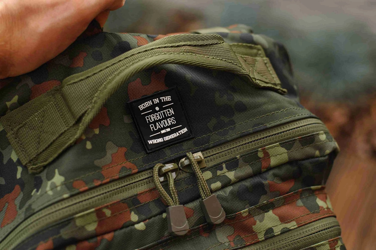 Flecktarn backpack – Forgotten Flavours & On Point