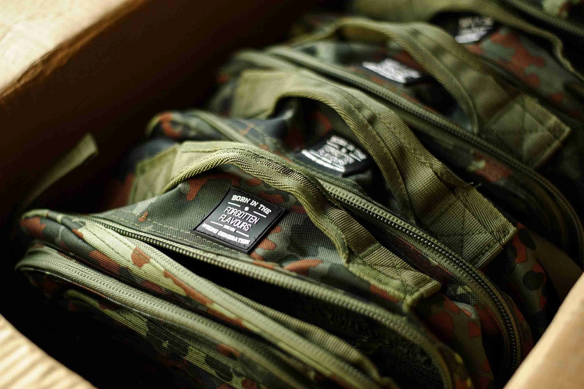 Flecktarn backpack – Forgotten Flavours & On Point