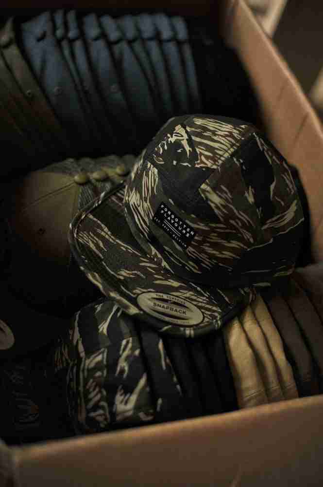 Forgotten Flavours cult 5 panel - jungle/crossaint/olive/black/grey - Forgotten Flavours