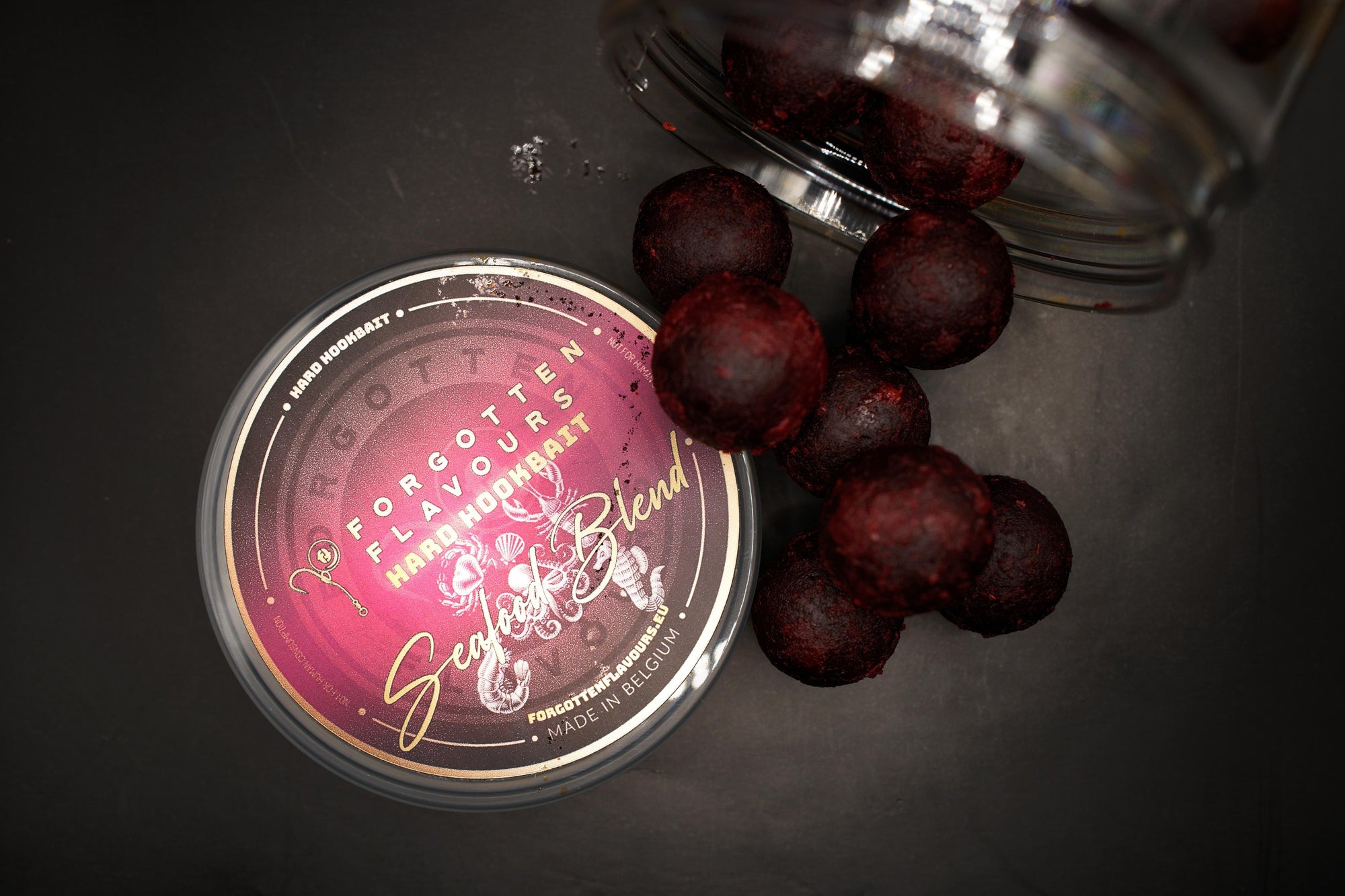Seafood Blend hard hookbaits - Forgotten Flavours & On Point